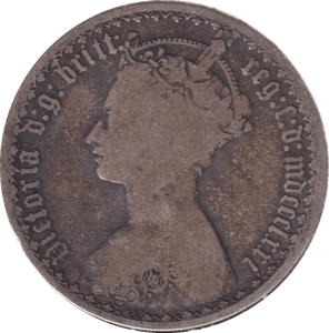 1871 FLORIN ( FINE ) - FLORIN - Cambridgeshire Coins