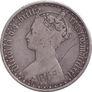 1871 FLORIN ( FINE ) - FLORIN - Cambridgeshire Coins