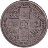 1871 FLORIN ( FINE ) - FLORIN - Cambridgeshire Coins