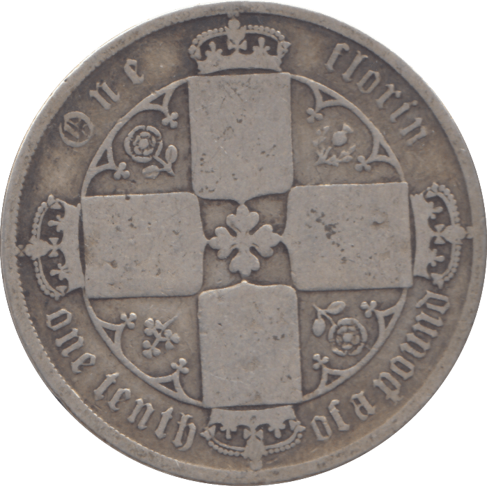 1871 FLORIN ( NF ) - FLORIN - Cambridgeshire Coins