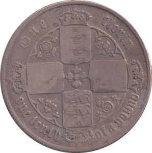 1871 FLORIN ( NF ) - FLORIN - Cambridgeshire Coins