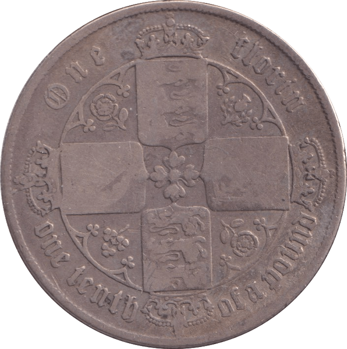 1871 FLORIN ( NF ) - FLORIN - Cambridgeshire Coins