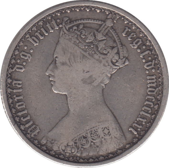 1871 FLORIN ( VF ) DIE 44 - WORLD COINS - Cambridgeshire Coins