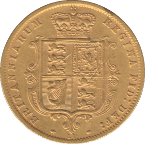 1871 GOLD HALF SOVEREIGN ( GVF ) DIE 11 - HALF SOVEREIGN - Cambridgeshire Coins