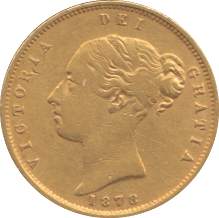 1871 GOLD HALF SOVEREIGN ( GVF ) DIE 11 - HALF SOVEREIGN - Cambridgeshire Coins