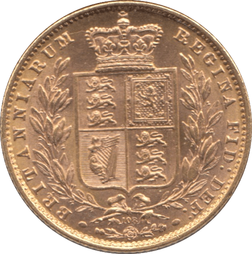 1871 GOLD SOVEREIGN ( AUNC ) DIE 108 - SOVEREIGN - Cambridgeshire Coins