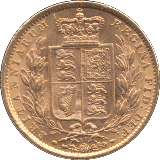 1871 GOLD SOVEREIGN ( EF ) DIE 47 - SOVEREIGN - Cambridgeshire Coins