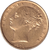 1871 GOLD SOVEREIGN ( EF ) DIE 98 - SOVEREIGN - Cambridgeshire Coins