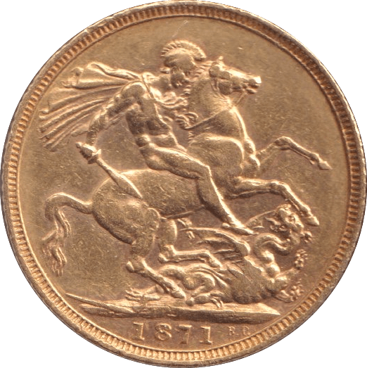 1871 GOLD SOVEREIGN ( EF ) - SOVEREIGN - Cambridgeshire Coins