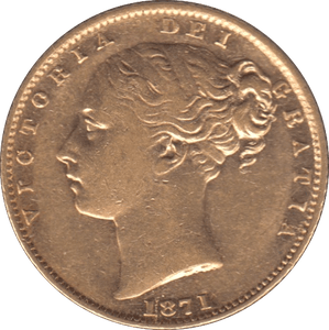 1871 GOLD SOVEREIGN ( GVF ) DIE 18 - SOVEREIGN - Cambridgeshire Coins