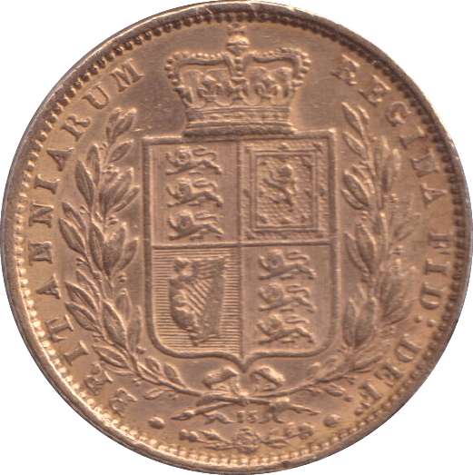 1871 GOLD SOVEREIGN ( GVF ) DIE 73 - SOVEREIGN - Cambridgeshire Coins