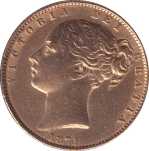 1871 GOLD SOVEREIGN ( GVF ) DIE 73 - SOVEREIGN - Cambridgeshire Coins