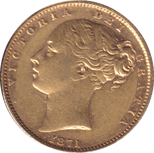 1871 GOLD SOVEREIGN ( GVF ) DIE NO. 48 - SOVEREIGN - Cambridgeshire Coins