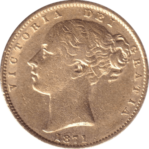 1871 GOLD SOVEREIGN ( GVF ) - SOVEREIGN - Cambridgeshire Coins