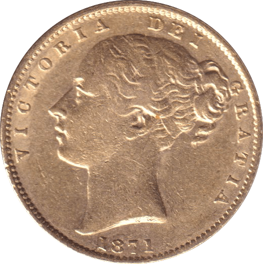 1871 GOLD SOVEREIGN ( GVF ) - SOVEREIGN - Cambridgeshire Coins