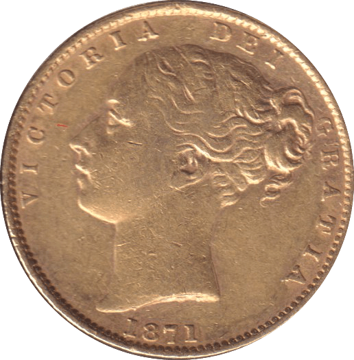 1871 GOLD SOVEREIGN ( GVF ) - SOVEREIGN - Cambridgeshire Coins