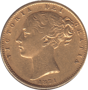 1871 GOLD SOVEREIGN ( GVF ) - SOVEREIGN - Cambridgeshire Coins