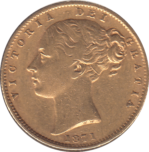 1871 GOLD SOVEREIGN ( GVF ) - SOVEREIGN - Cambridgeshire Coins