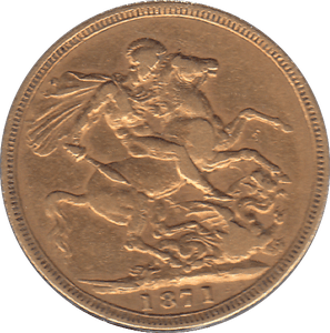1871 GOLD SOVEREIGN ( VF ) - Sovereign - Cambridgeshire Coins