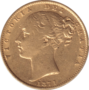 1871 GOLD SOVEREIGN ( VF ) SYDNEY MINT - SOVEREIGN - Cambridgeshire Coins