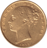 1871 GOLD SOVEREIGN ( VF ) SYDNEY MINT - SOVEREIGN - Cambridgeshire Coins