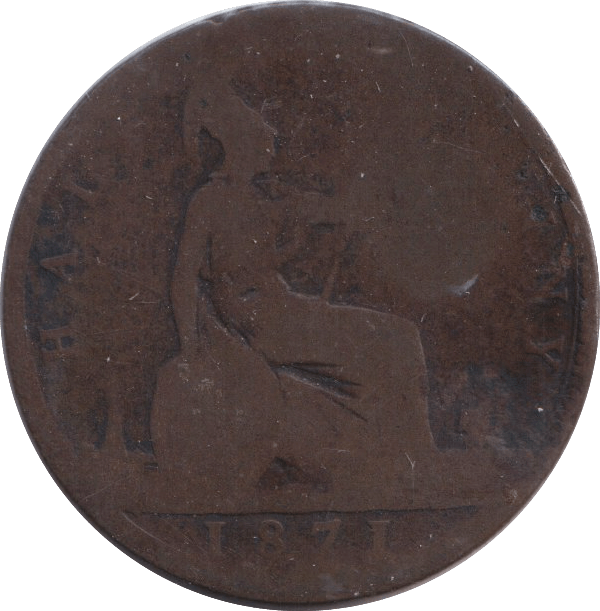 1871 HALFPENNY ( FAIR ) - HALFPENNY - Cambridgeshire Coins