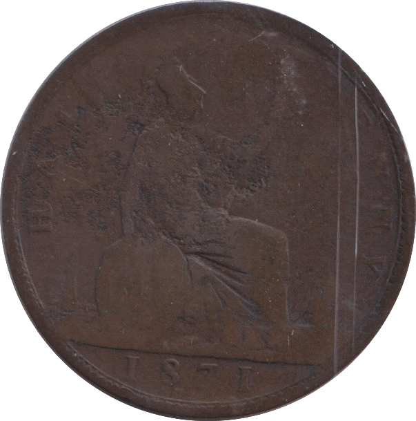 1871 HALFPENNY ( FAIR ) - HALFPENNY - Cambridgeshire Coins