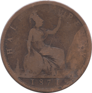 1871 HALFPENNY ( FAIR ) - HALFPENNY - Cambridgeshire Coins