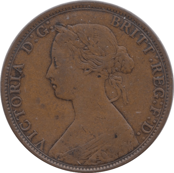 1871 HALFPENNY ( FINE ) - Halfpenny - Cambridgeshire Coins