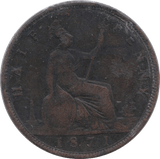 1871 HALFPENNY ( FINE ) - Halfpenny - Cambridgeshire Coins
