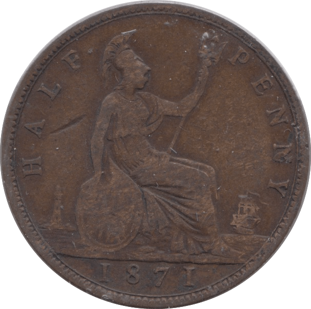 1871 HALFPENNY ( GF ) - Halfpenny - Cambridgeshire Coins