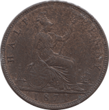 1871 HALFPENNY ( UNC ) - Halfpenny - Cambridgeshire Coins