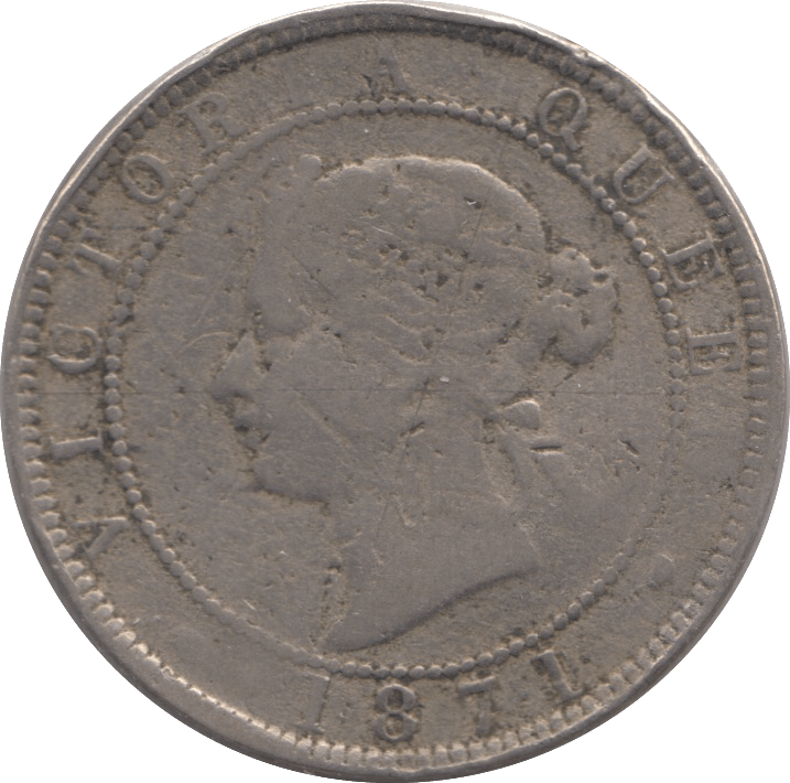 1871 JAMAICA ONE PENNY - WORLD COINS - Cambridgeshire Coins