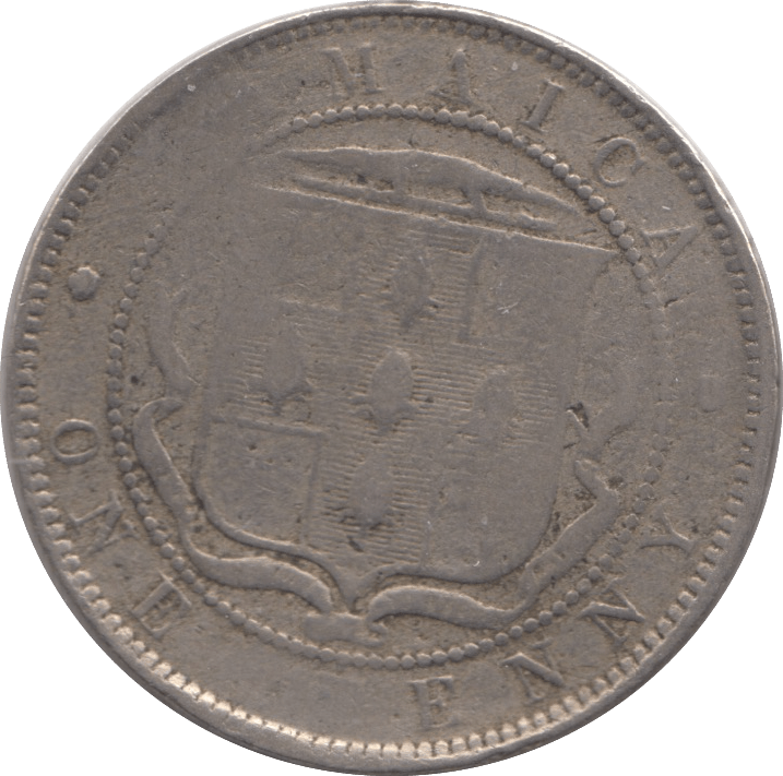 1871 JAMAICA ONE PENNY - WORLD COINS - Cambridgeshire Coins