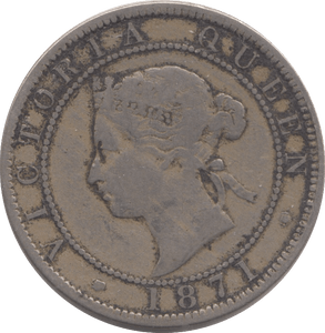 1871 JAMAICA PENNY - WORLD COINS - Cambridgeshire Coins