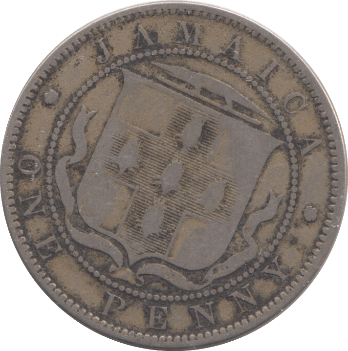 1871 JAMAICA PENNY - WORLD COINS - Cambridgeshire Coins