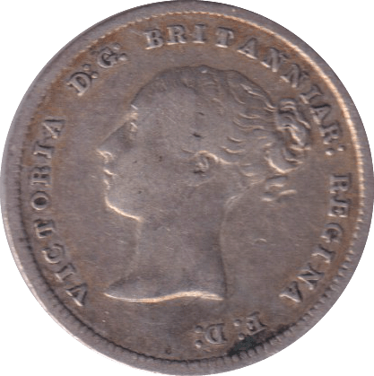 1871 MAUNDY FOURPENCE ( FINE ) - FOURPENCE - Cambridgeshire Coins