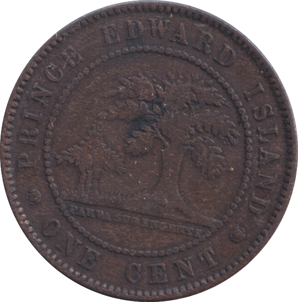 1871 ONE CENT PRINCE EDWARD ISLAND - WORLD COINS - Cambridgeshire Coins
