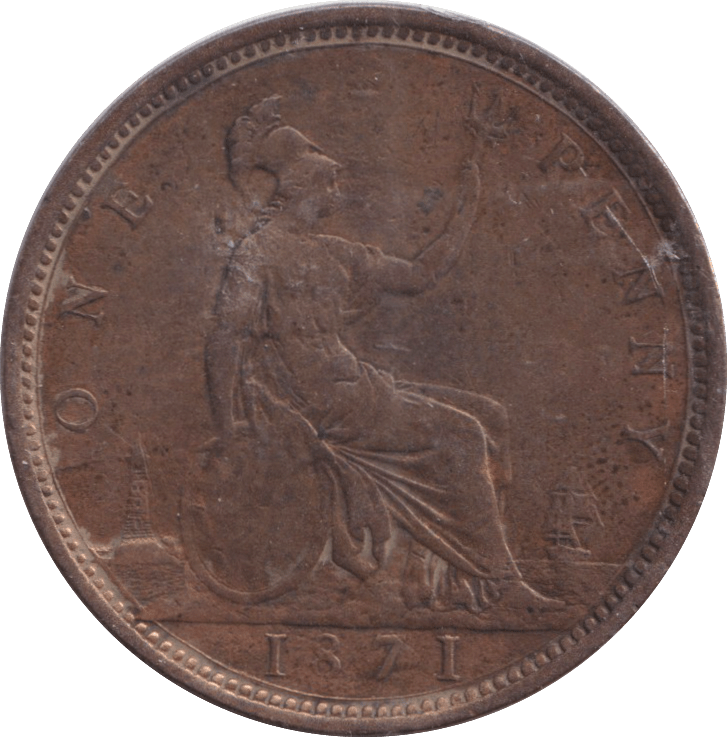 1871 PENNY ( FAIR ) - PENNY - Cambridgeshire Coins