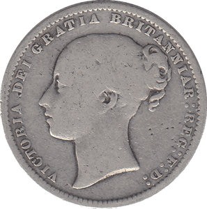 1871 SHILLING ( F ) - SHILLING - Cambridgeshire Coins