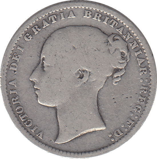 1871 SHILLING ( F ) - SHILLING - Cambridgeshire Coins