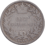 1871 SHILLING ( FAIR ) - SHILLING - Cambridgeshire Coins