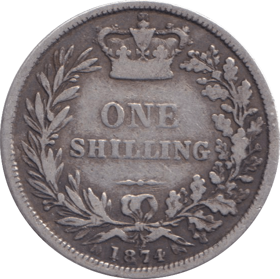 1871 SHILLING ( GF ) DIE 21 - SHILLING - Cambridgeshire Coins