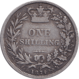 1871 SHILLING ( GF ) DIE 21 - SHILLING - Cambridgeshire Coins