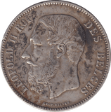 1871 SILVER FIVE FRANCS FRANCE - SILVER WORLD COINS - Cambridgeshire Coins