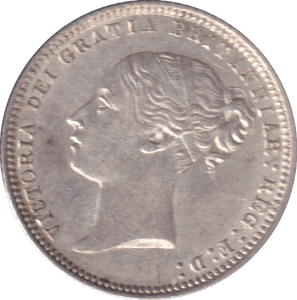 1871 SIXPENCE ( EF ) - SIXPENCE - Cambridgeshire Coins