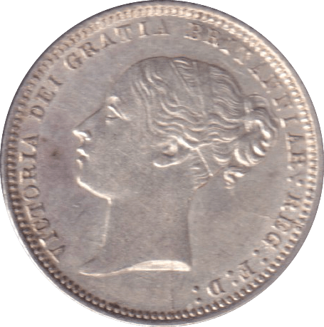 1871 SIXPENCE ( EF ) - SIXPENCE - Cambridgeshire Coins