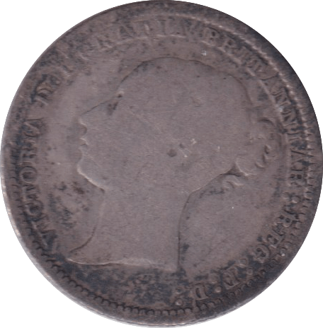 1871 SIXPENCE ( NF ) - SIXPENCE - Cambridgeshire Coins
