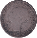 1871 SIXPENCE ( NF ) - SIXPENCE - Cambridgeshire Coins