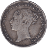 1871 SIXPENCE ( VF ) - SIXPENCE - Cambridgeshire Coins
